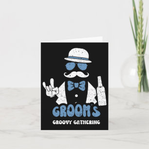 Groomsmen Groomsmen Groovy Gathering - Groom Gezeg Kaart