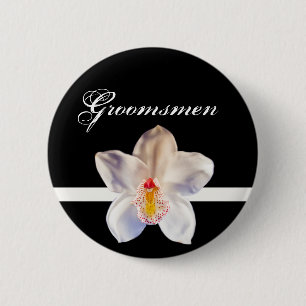 Groomsmen het Kenteken van identiteitskaart van Ronde Button 5,7 Cm