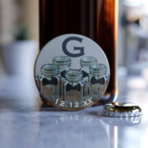 Groomsmen Initiaal Team Groom Weddenschap Bottle O