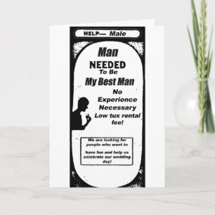 Groomsmen kaart