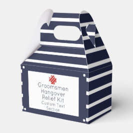 Groomsmen Kater Relief Kit Bedankdoosjes
