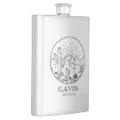 Groomsmen met de beste persoonlijke cadeautjes op  flacon (Rechts)