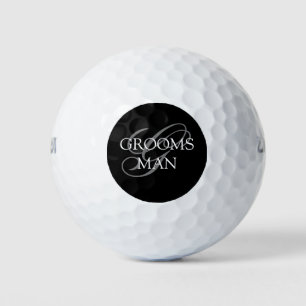 Groomsmen Monogram Weddenschap Golfballen