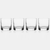 Groomsmen Oude Mode Gepersonaliseerde Naam Whisky Glas (Links)