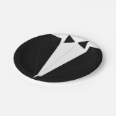 Groomsmen Papier Borden Papieren Bordje (Gekanteld)