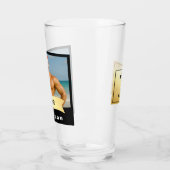 Groomsmen Pint Glass-serie: De Sip Saver Glas (Links)