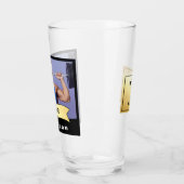 Groomsmen Pint Glass-serie: The Bar Bell Legend Glas (Links)