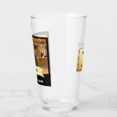Groomsmen Pint Glass Series: De Bierbaas Glas (Links)