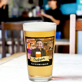 Groomsmen Pint Glass Series: De Bierbaas Glas