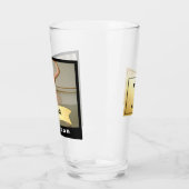 Groomsmen Pint Glass Series: The Barre Tender Glas (Links)