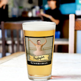 Groomsmen Pint Glass Series: The Barre Tender Glas