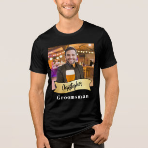 Groomsmen-serie: De bierbaas Tri-Blend Shirt