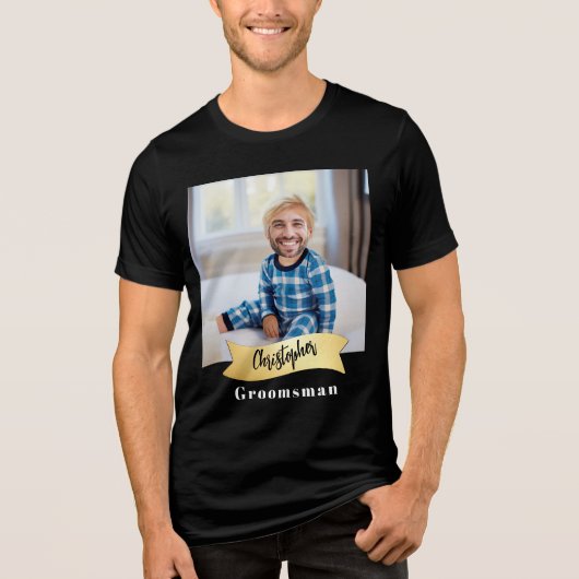 Groomsmen Series: The Toddyler Tri-Blend Shirt (Voorkant)