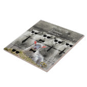 Groomsmen Sheep Flock Baby Lamb Tegeltje (Zijkant)