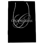 Groomsmen Swagbag Medium Cadeauzakje (Voorkant)