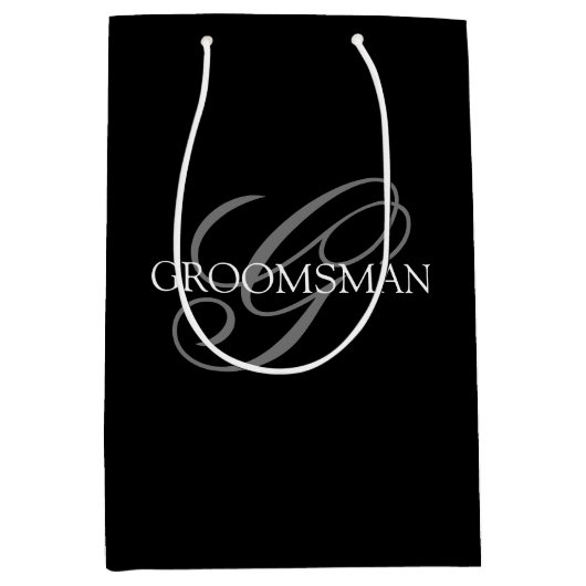 Groomsmen Swagbag Medium Cadeauzakje (Voorkant)
