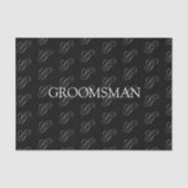 Groomsmen Swagbag Tissuepapier (Voorkant)