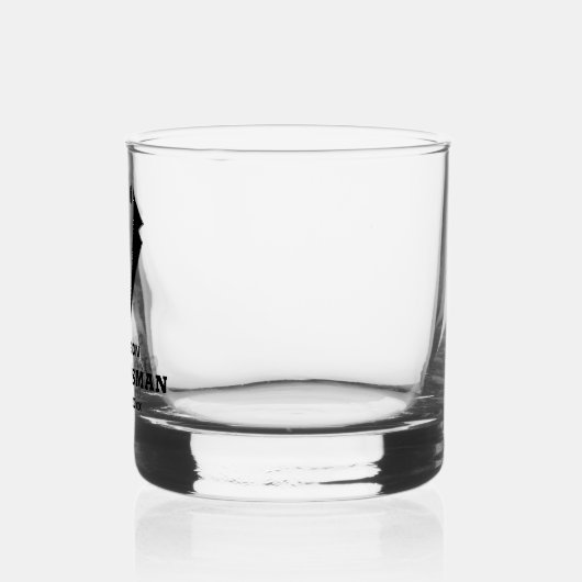 Groomsmen voorstel glas, team bruidegom gepersonal whisky glas (Links)