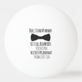 Groomsmen Wedding Bow Stropdas Beer Pong Pingpongbal (Voorkant)