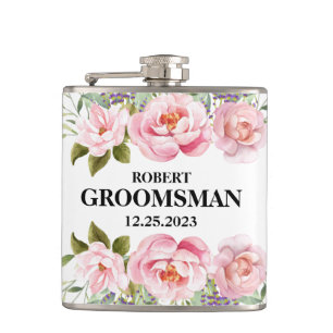 Groomsmen Wedding Flask Heupfles