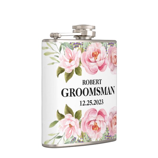 Groomsmen Wedding Flask Heupfles (Rechts)