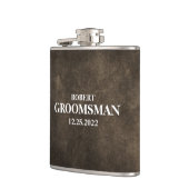 Groomsmen Wedding Flask Heupfles (Links)