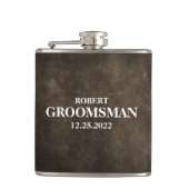 Groomsmen Wedding Flask Heupfles (Voorkant)