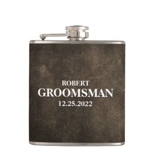 Groomsmen Wedding Flask Heupfles