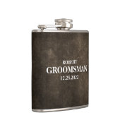 Groomsmen Wedding Flask Heupfles (Rechts)