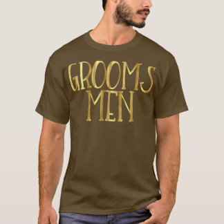 Groomsmen Wedding Party Bride Groom T-shirt