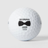 Groomsmen Wedding Party Gift Golfballen (Voorkant)