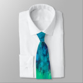 Groomsmen Wedding Stropdas met Tie Dye Pattern (Gebonden)