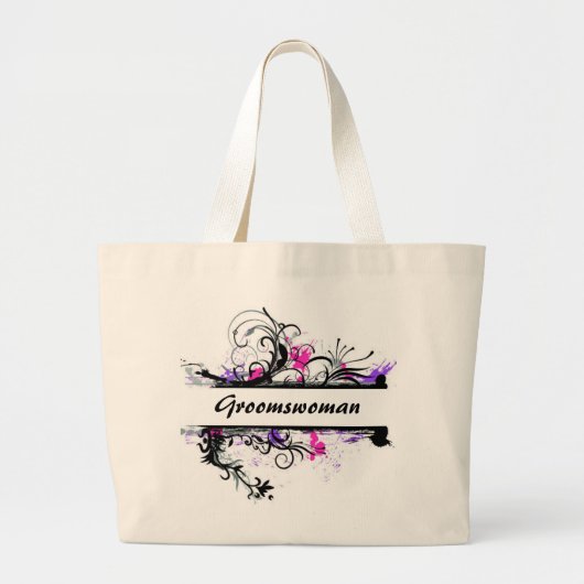 Groomsvrouw Grote Tote Bag (Voorkant)