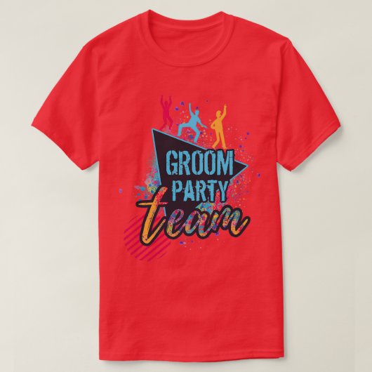 Groomx27s team II T-shirt (Design voorkant)