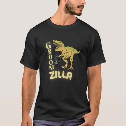 Groomzilla Funny Groom Wedding Husband T-shirt (Voorkant)