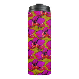 Grooovy Magenta Bloemendesign Thermosbeker