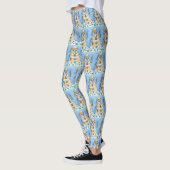 GROOOVY SNOWMAN, PEACE SIGN CHRISTMAS-LEGGINGS LEGGINGS (Links)