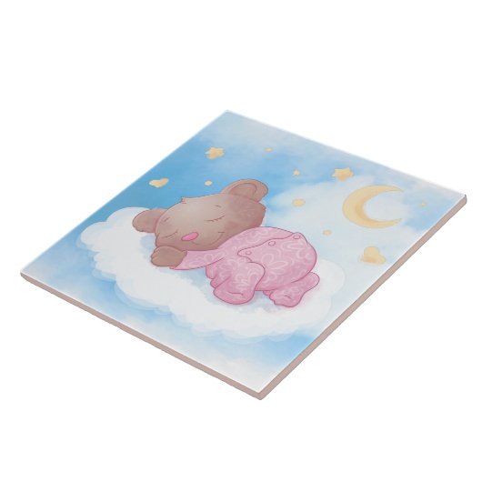 Groot (15,2 x 15,2 cm.) tegeltje (Zijkant)