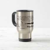 Groot (15 oz.) Mok voor reizen met deksel (Voorkant links)