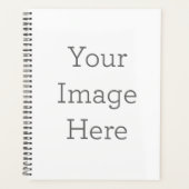 Standaard (21,6 x 28 cm), Hard Cover, Zwart Spiralen Planner (Voorkant)