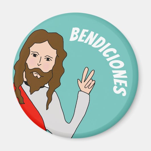 Groot, 3-inch cirkelmagneet magneet (Voorkant)