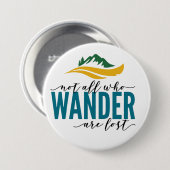 Groot, 3-inch ronde Button in openlucht (Voorkant /achterkant)