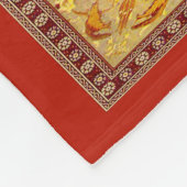 Groot 3-persoons wasbaar moslimgebeddengoed 60 x 8 fleece deken (Hoek)