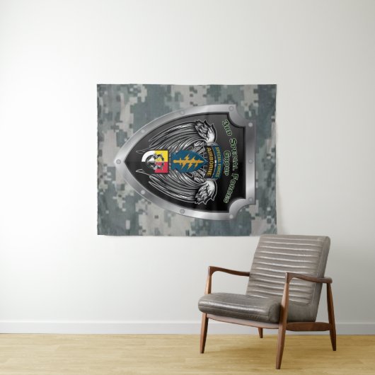 Groot 3e speciale operationele groep wandkleed (In Situ (horizontaal))