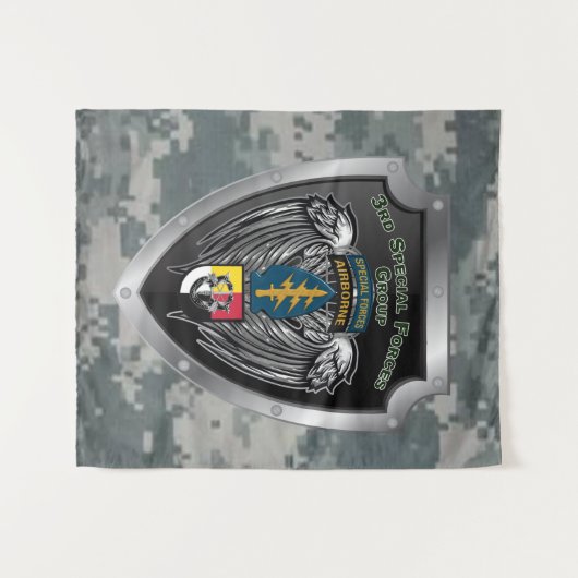 Groot 3e speciale operationele groep wandkleed (Voorkant (horizontaal))