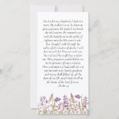 Groot 4x8 Memorial Bladwijzer | Wilde bloemlavende (Achterkant)