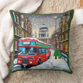 Groot 50x50 Kussen Katoen - Kerstmis - Londen (Deken)