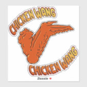 Groot 8 x 8 inch vinylsticker met aangepaste snede sticker (Vel)