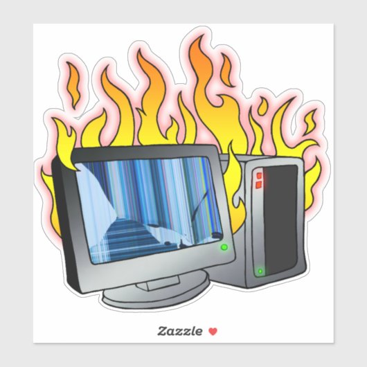 Groot 8 x 8 inch vinylsticker met aangepaste snede sticker (Vel)