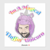 Groot 8 x 8 inch vinylsticker met aangepaste snede sticker (Vel)